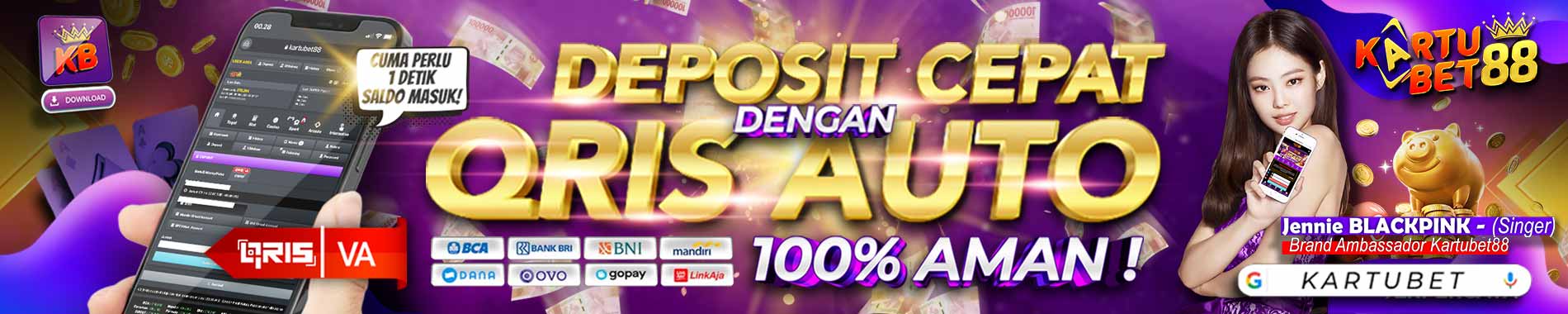 Deposit QRIS Kartubet 88